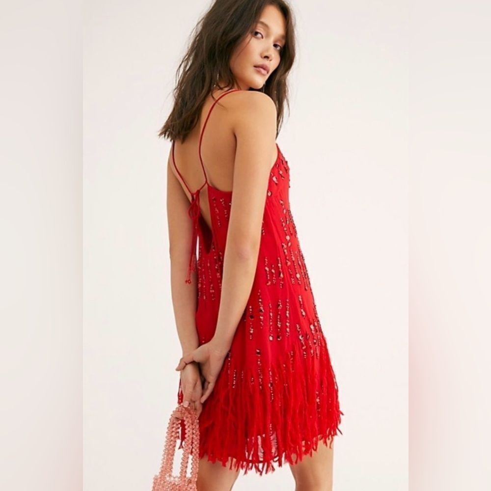 Free People Crystal Clear Mini Dress - Picture 4 of 6